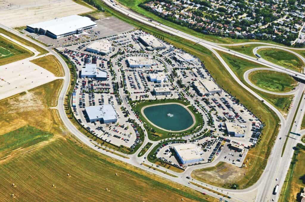 Pointe West AutoPark Ariel View